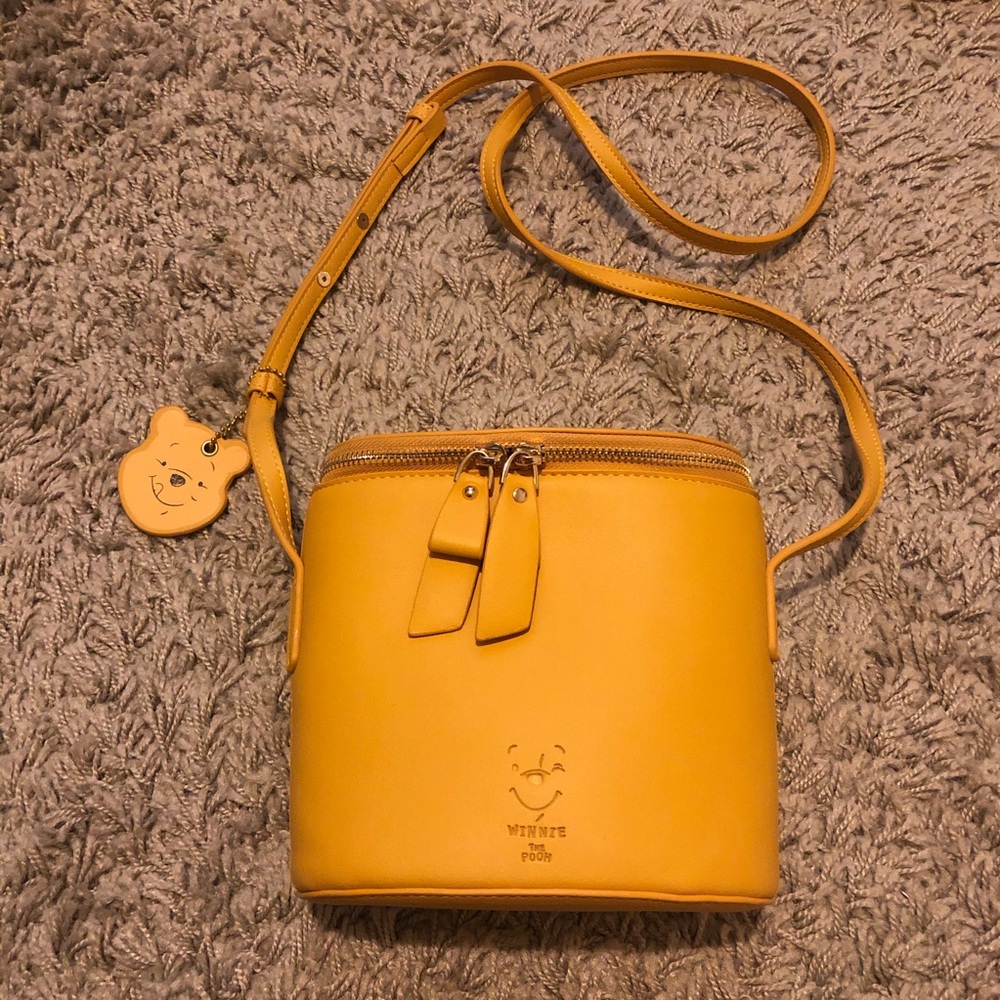 Gracegift Winnie the Pooh Yellow Cylinder Bag